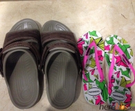 来自美亚的你，晒哈瓦那凉拖，crocs沙滩鞋