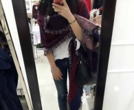 西班牙品牌音符围巾