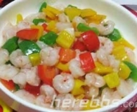 菜品中的小清新：锦绣虾仁