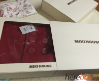 晒MIKIHOUSE官网海淘的女婴斗篷